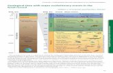 Geological time with major evolutionary events in …...Geological time with major evolutionary events in the fossil record William L. Kruczynski and Pamela J. Fletcher 7KH geological