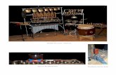 Multiple Percussion - Full Setup · Multiple Percussion - Full Setup Japanese Rin (Kin) & Kesu Woodblock with Fott-Pedal