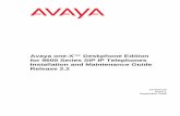 Avaya one-X™ Deskphone Edition for 9600 Series SIP IP … · 2008-10-29 · Note: Any reference to HTTP in this guide applies equally to HTTPS. When running the 9600 Series IP Telephones