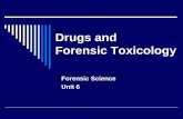 Drugs and Forensic Toxicology - Dr. Hall's Science Site · 2019-08-16 · Drugs and Forensic Toxicology Forensic Science Unit 6. ... health of a living thing on contact or absorption,