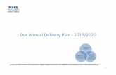 Our Annual Delivery Plan - 2019/2020 - NHS Forth Valley · 1. Foreword NHS Forth Valley is an organisation that cares: cares for our patients, cares for each other and cares for the