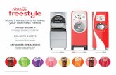 More innovations to meet your business needs · Coca-Cola Freestyle® increases beverage incidence +5% Coca-Cola Freestyle® increases traffi c +3% Typical retail price increase +10¢