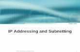 IP Addressing and Subnetting - Technology Literacy–Discuss the Types of Network Addressing –Discover the Binary counting system –Explain the Form of an IP Address •Network