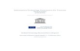 Information Technology Governance for Tunisian ... · a minimum level of competency (ITG) procedures in Tunisian universities. This first ersity of Balearic Islands, Mallorca, on