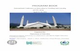 PROGRAM BOOK · 2016-06-29 · PROGRAM BOOK International Conference on Innovation in Teaching and Learning (ICITL-2016) April 25-26, 2016 Organized By: Department of Education International