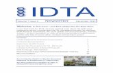 Issue Newsletter - IDTA...IDTA Newsletter Volume 7 Issue 4 December 2012 2 A message from the conference organisers The 2013 national TA conference will be held in Cheltenham, Gloucestershire.