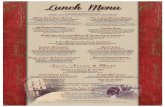Lunch Menu - Historic Clifton Mill*Notice: Consuming raw or undercooked meats, poultry, seafood, shellfish or eggs may increase your risk of foodborne illness. Lunch Menu Lunch Served