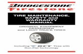 TIRE MAINTENANCE, SAFETY and WARRANTY MANUAL (E).pdf · TIRE MAINTENANCE, SAFETY and WARRANTY MANUAL ORIGINAL EQUIPMENT PASSENGER and LIGHT TRUCK TIRES Including Tires with Run-Flat