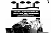 presents: FINDING NEVERLAND · FINDING NEVERLAND A L I C E T H E A N GEL M A C H I N E G R E E C EL A N D. Alice, materialized in a forest. A neurotic lying on the analyst’s couch..