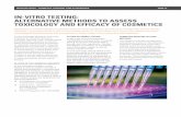 IN-VITRO TESTING: ALTERNATIVE METHODS TO ASSESS …/media/Global/Documents...INDUSTRY NEWS - COSMETICS, PERSONAL CARE & HOUSEHOLD PAGE 12 IN-VITRO TESTING: ALTERNATIVE METHODS TO ASSESS