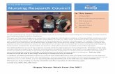 Spring 2018 Newsletter Nursing Research ouncilalcoholism and assess the effect of change in ED nurses’ attitude toward alcoholics using Margaret Newman Theory of Health as Expanding