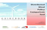 Distributed Wind Policy Comparison Tool · State Incentives for Renewables and Efficiency (DSIRE), the Web-based Distributed Wind Policy Comparison Tool (Policy Tool) is designed