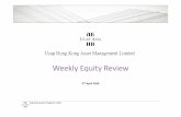 Weekly Equity Revie · 2016-04-11 · Weekly Equity Review Ucap Hong Kong Asset Management Limited 5th April 2016
