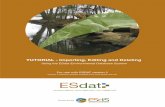 TUTORIAL Importing and Deleting - ESdat · The Add New action (as shown in the figure below) will only import data for a new Primary Key (e .g. a single water level measurement taken