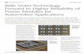 28 POWER MODULES With Sinter-Technology …...28 POWER MODULES Issue 2 2012 Power Electronics Europe With Sinter-Technology Forward to Higher Reliability of Power Modules for Automotive