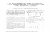 An Improvement in Dynamic Response of a Direct Torque ... · An Improvement in Dynamic Response of a Direct Torque Controlled Induction Motor Using Sector Advancing Technique Narasimham