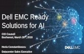 Dell EMC Ready Solutions for AI - cioconference.ro...Dell EMC Ready Solutions for Hadoop yield results $4.1M of additional profit from new Hadoop-enabled business $15M of savings for