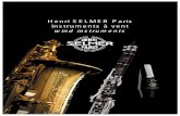 Henri SELMER Paris instruments à vent...Le saxophone alto “Série III” s’inscrit dans la tradition du “son Selmer” : libre et centré, l’instrument est d’un jeu très
