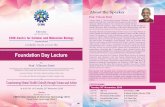 ...CCMB Director and the staff of the CSIR-Centre for Cellular and Molecular Biology Hyderabad cordially invite you to the Foundation Day Lecture Prof. Vikram Patel The Pershing Square