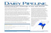 Wisconsin Center for Dairy Research Dairy Pipelinesee Dairy Pipeline Vol. 17 No.1) Making reduced sodium cheese Cheesemakers have two options for adjusting the amount of sodium in