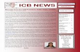 ICB NEWSICB NEWS ICB NEWSICB NEWS Message from the ICB President, Kellie Gage, CAADC Message from the