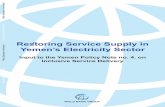 Restoring Service Supply in Yemen’s Electricity Sectordocuments.worldbank.org/curated/en/... · men’s electricity infrastructure and cut off most of Yemen’s population from