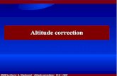 Altitude correctionAltitude correction table- sun, stars & planets 3- Nautical Almanac ENSM Le Havre - A. Charbonnel – Altitude corrections – V1.0 – 18/01 The Altitude Correction