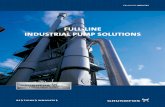 FULL-LINE INDUSTRIAL PUMP SOLUTIONSimpeller, allowing higher efficiencies than the industry average. Grundfos pumps coupled with our ML motors provide unbeatable wire to water efficiencies,