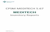 CPSM MEDITECH 5 - Alberta Health Services · Page 2 of 18 CPSM – Inventory Reports List Item Requisition Template Dictionary Purpose: Use this routine to print the Item Requisition