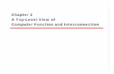 Chapter 3 A Top-Level View of Computer Function and ...rahimi/cs401/slides/sh-chap3.pdfComputer Function and Interconnection. Contents • Computer components • Computer function