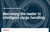 Investor presentation, February 2020 Becoming the leader in intelligent cargo handling · 2020-02-18 · 1. Technology leader and strong market positions, leading brands in markets
