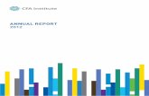 ANNUAL REPORT 2012 - CFA Institute · 2015-08-14 · 4 CFA SOCIETY MAURITIUS ANNUAL REPORT 2012 One of our major achievements over the year has been to position and align the CFA