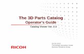 The 3D Parts Catalog - Ricohrfg-esource.ricoh-usa.com/oracle/groups/public/documents/service_manuals/rfg061907.pdf3 Main contents Keyboard shortcuts 22 Register user’s comments 23