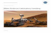 Mars Science Laboratory Landing · Mars Science Laboratory Landing 7 Press Kit Mars at a Glance General • One of five planets known to ancients; Mars was the Roman god of war, agriculture