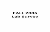FALL 2006 Lab Survey Survey/FALL 2006 Lab Survey ABET.pdfThe lab instructor doesn’t really talk at all and if you ask questions he kind of just stares at you. 3. We have enough Lego