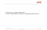 Factory Standards LAP GmbH Laser Applikationen · DIN ISO 965-1 (medium quality). This means for external threads without indication = 6g and internal threads without indication =