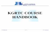 KGRTC COURSE HANDBOOK · 2019-09-04 · Control Room Operations CRO 1. Distribution Systems Operations DSO 2. High Voltage Regulations HVR 3. Hydropower Plant Operations HPO 4. Hydropower