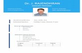 Dr. J. RAJENDHRAN PROF/raj.pdfBiochemical Engineering Journal 102: 6–13 (IF: 2.89) 31. Ramani G, Meera B, Chinnathambi V, Rajendhran J and Gunasekaran P (2015) Molecular cloning