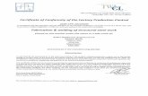 1090 certificate.pdf · EN 1090-1 Factxy Producðon C.rtrol TWI Certification Ltd, Granta Park, Great Abington, Cambridge, CB21 6AL, United Kingdom Certificate of Conformity of the