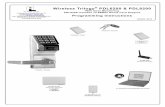 Wireless Trilogy PDL6200 & PDL8200...Alarm Lock Trilogy Microsoft Windows-based software application, v4.0 or higher, supports Trilogy Networx and Trilogy stand alone locks, with single