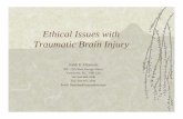 Ethical Issues with Traumatic Brain Injuryhaymanlaw.com/wp-content/uploads/2018/10/Ethical-Issues...Ethical Issues with Traumatic Brain Injury Faith E. Hayman 700 – 555 West Georgia