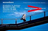 Accenture Analytics in Action: Breakthroughs and Barriers on the ... · • Text analytics from social media and digital interactions • Voice analytics from call center interactions