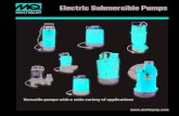 Electric Submersible Pumpsgeneralrentals.tl1.thoughtlab.info/Content/uploads/6255...Electric Submersible Pumps Stainless steel strainer and hardware eliminates corrosion Bolt-on discharge