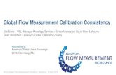 Global Flow Measurement Calibration Consistency · 2018-05-16 · Global Flow Measurement Calibration Consistency Erik Smits –VSL, Manager Metrology Services / Senior Metrologist