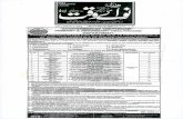 GOVERNMENT OF THE PUNJAB PRIMARY & SECONDARY … opportunities for Allied Health...The recruitment shall be CONTRACT BARED raria ITY SPECIFIC AND NON- ... Test fee shall be pale in