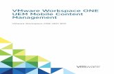 VMware Workspace ONE UEM Mobile Content Management - … · 2018-12-04 · 3 VMware Workspace ONE Content – Refers to the app that deploys to end-user devices, enabling access to