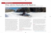 The 2013 Yamaha FX Nytro - Elka Suspension · 2017-08-21 · 48 Snow Goer Canada September 2013 - 2014 Buyer’s Guide Sled Review The 2013 Yamaha FX Nytro: An In-Depth Review by
