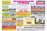 MAMBALAM TIMESmambalamtimes.in/admin/pdf/1434191276.14.06.2015.pdfMAMBALAM TIMES: Ashok Nagar - K.K. Nagar Edition June 14 - 20, 2015 C M Y K Page 2 Classified Advertisements under