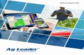 A Message from our President · 12 | 2018 Ag Leader Dislas/S Steerig Ag Leader offers a full range of GNSS options for steering, field preparation, variable rate, guidance, mapping
