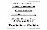 iSupplier Training Guide - London Borough of Havering · London Borough of Havering Version 2 Author: Diane Stokes Created 01/11/2012 London borough of Havering 6 The Summary box